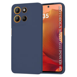 Husa silicon Motorola Moto G15 Power Techsuit SoftFlex, bleumarin