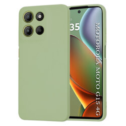 Husa silicon Motorola Moto G15 Techsuit SoftFlex, verde