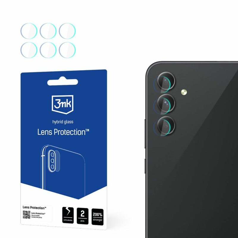 [Pachet 4x] Folie Samsung Galaxy A54 3mk Lens Protection, transparenta