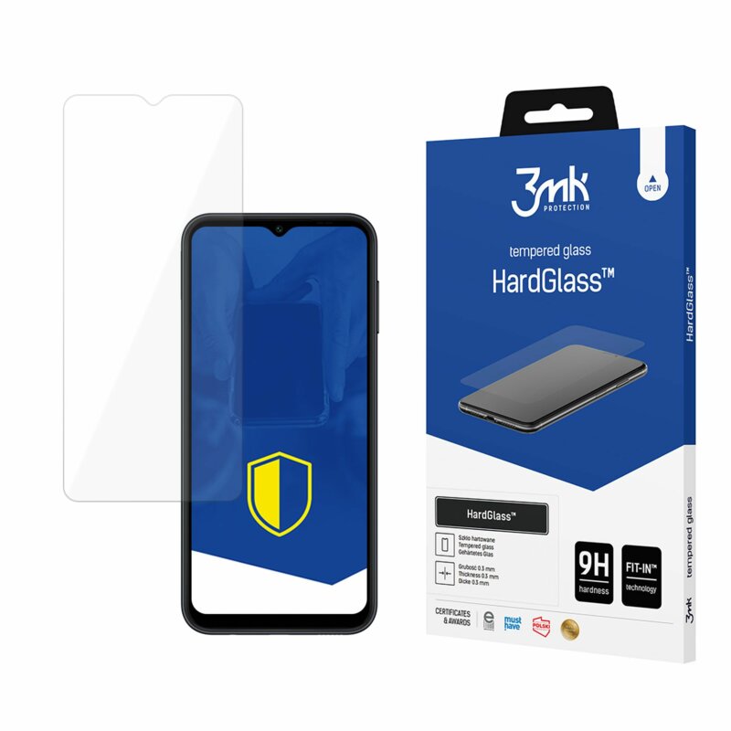 Folie sticla Samsung Galaxy A14 4G 3mk HardGlass, transparenta