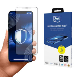 Folie iPhone 12 Pro premium 3mk HardGlass Matt Max, negru