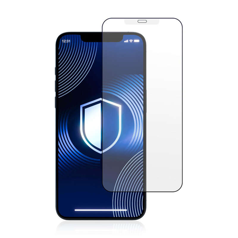 Folie iPhone 12 Pro premium 3mk HardGlass Matt Max, negru