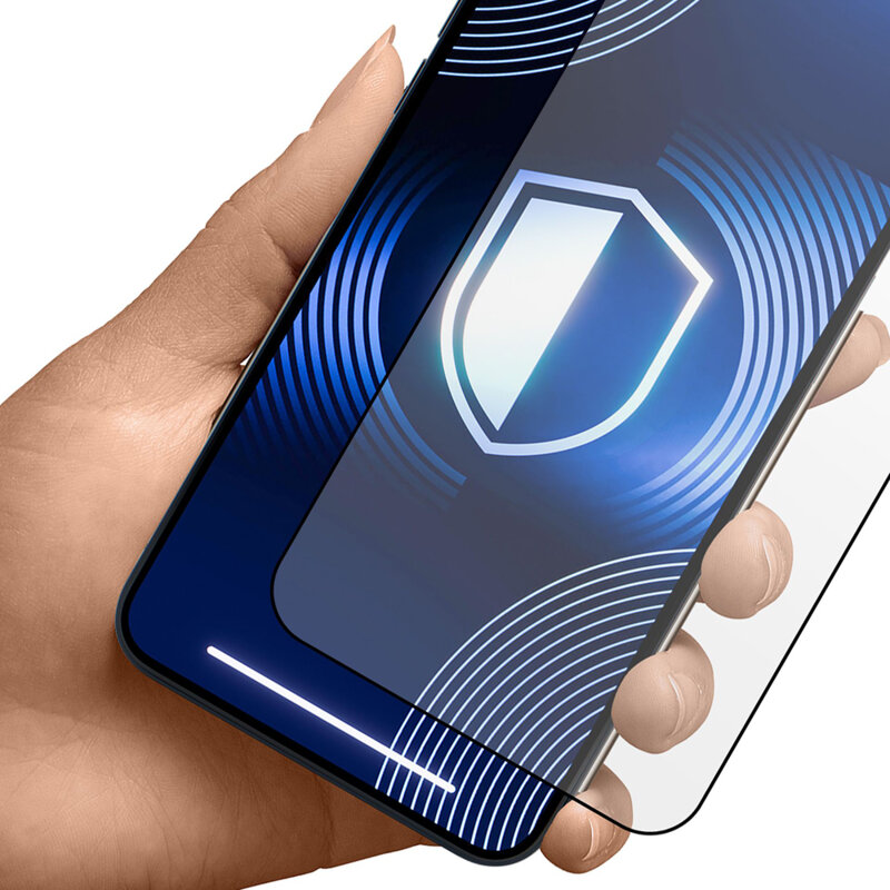 Folie iPhone 12 Pro premium 3mk HardGlass Matt Max, negru