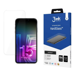 Folie sticla iPhone 15 3mk HardGlass, transparenta