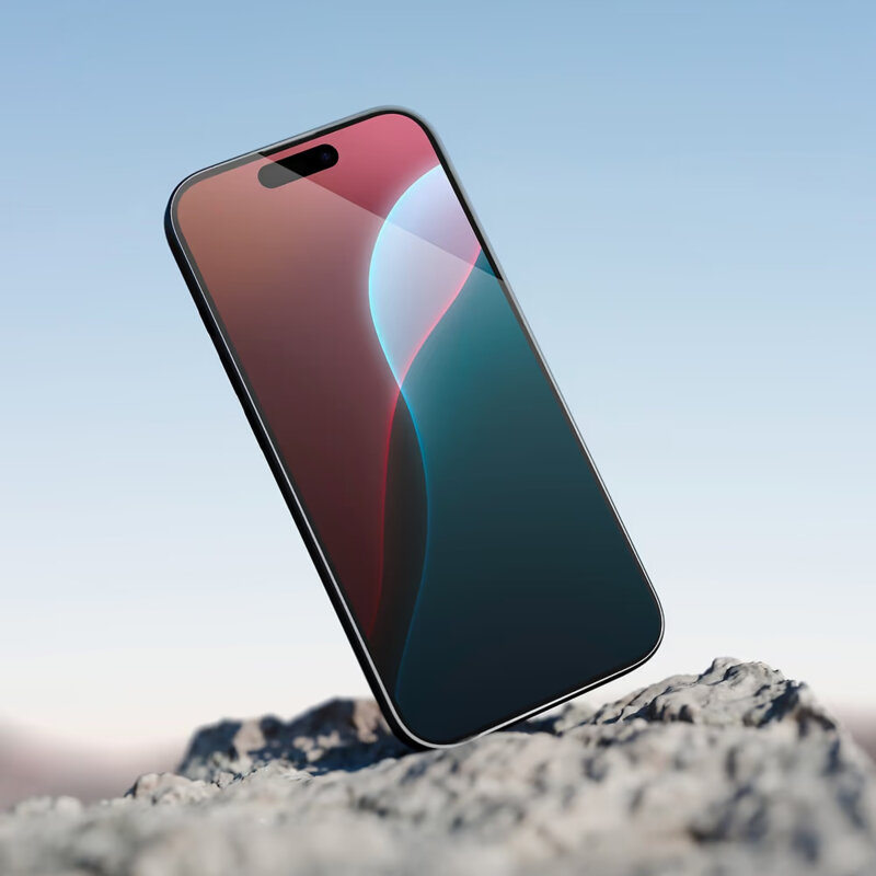 Folie sticla iPhone 17 Pro ANANK 3D Invisible 5X Reinforced Edge to Edge, negru