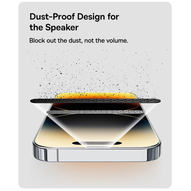 Folie sticla iPhone 17 Pro ANANK 2.5D 5X Reinforced Full Glass Screen Protector, negru