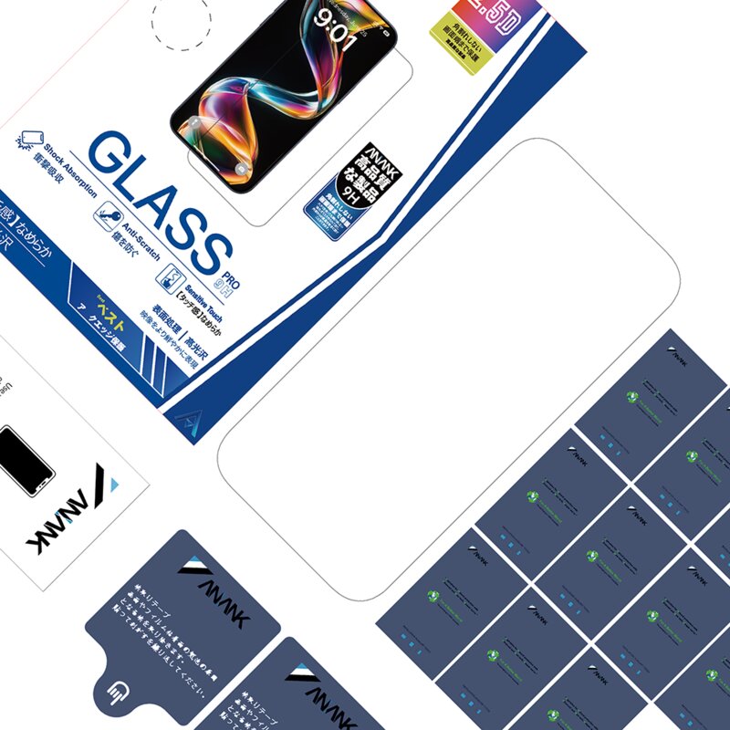 Folie sticla iPhone 17 ANANK 2.5D 5X Reinforced Full Glass Screen Protector, negru