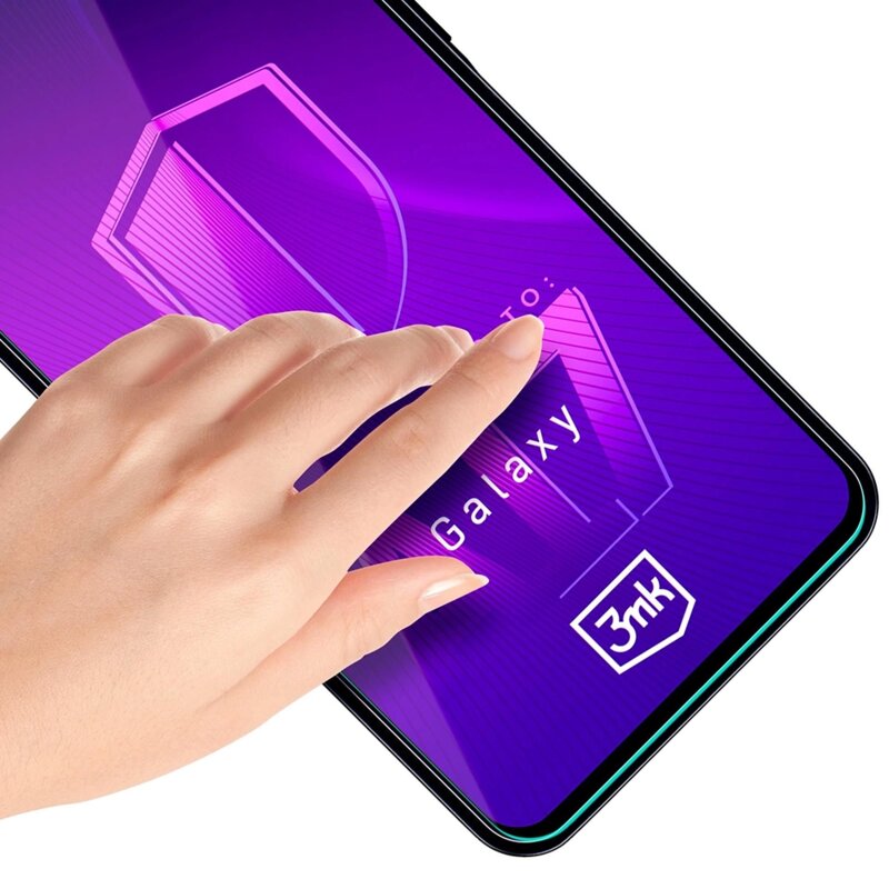 Folie sticla Samsung Galaxy A16 5G 3mk HardGlass Tempered Screen Protector, transparenta