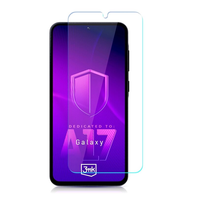 Folie sticla Samsung Galaxy A17 5G 3mk HardGlass Tempered Screen Protector, transparenta