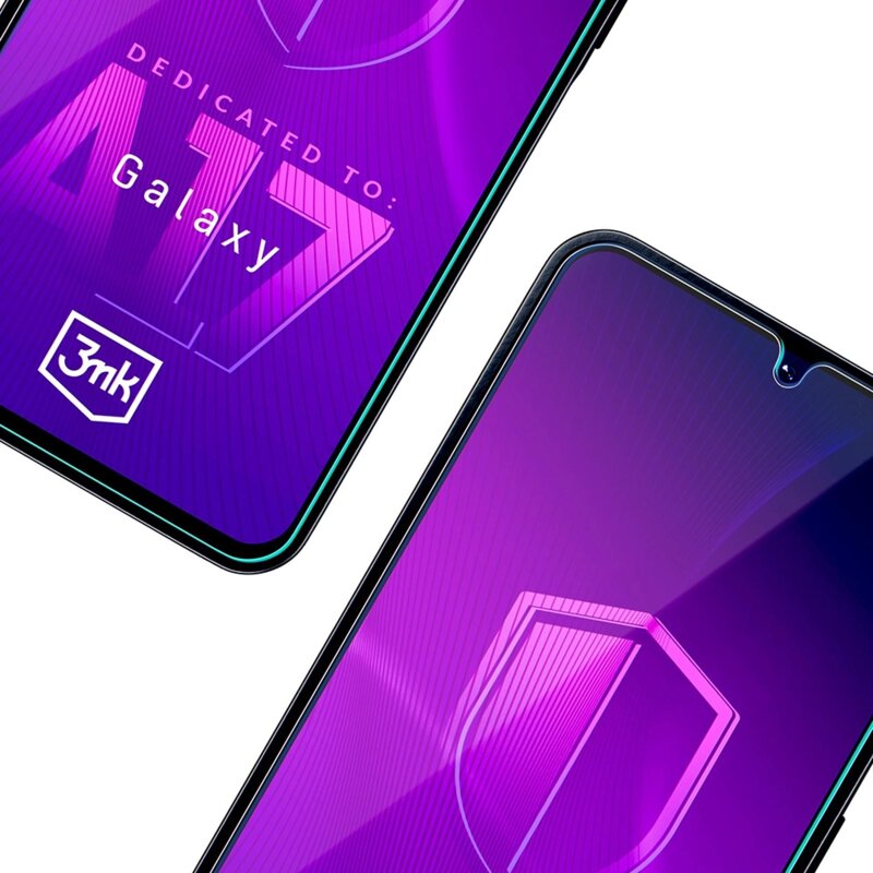Folie sticla Samsung Galaxy A17 5G 3mk HardGlass Tempered Screen Protector, transparenta