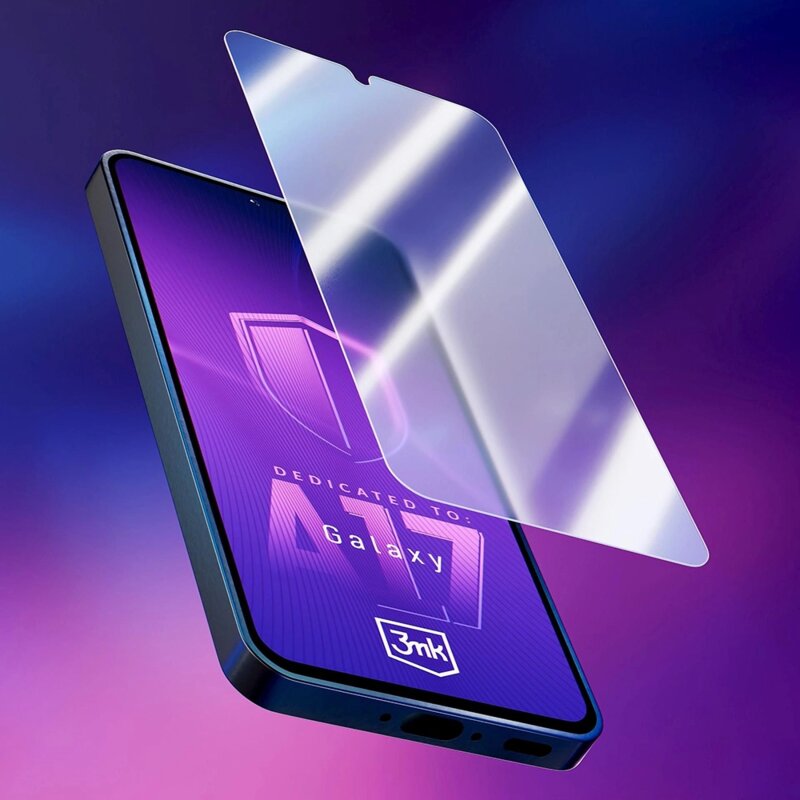 Folie sticla Samsung Galaxy A17 5G 3mk HardGlass Tempered Screen Protector, transparenta