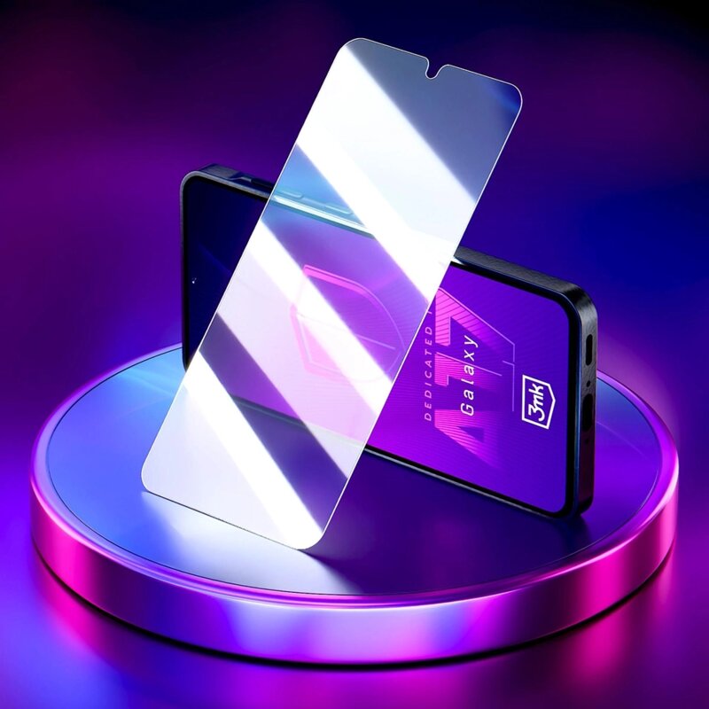 Folie sticla Samsung Galaxy A17 5G 3mk HardGlass Tempered Screen Protector, transparenta