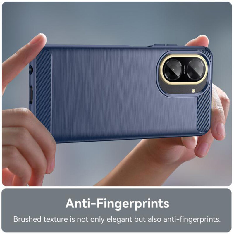 Husa Xiaomi Redmi A5 4G (Standard) Techsuit Carbon Silicone, albastru