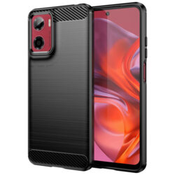 Husa Motorola Moto G05 Techsuit Carbon Silicone, negru