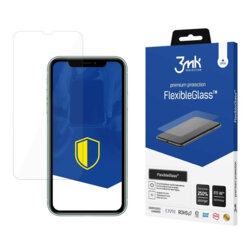 Folie iPhone 11 3mk FlexibleGlass, transparenta