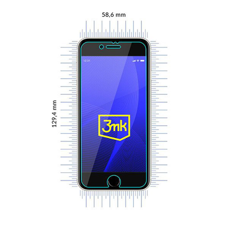 Folie iPhone 8 3mk FlexibleGlass, transparenta