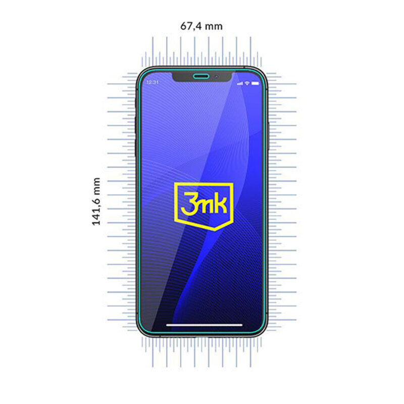 Folie iPhone 13 3mk FlexibleGlass, transparenta