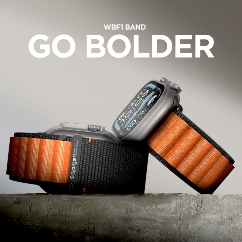 Curea Apple Watch Ultra Spigen WBF1, portocaliu