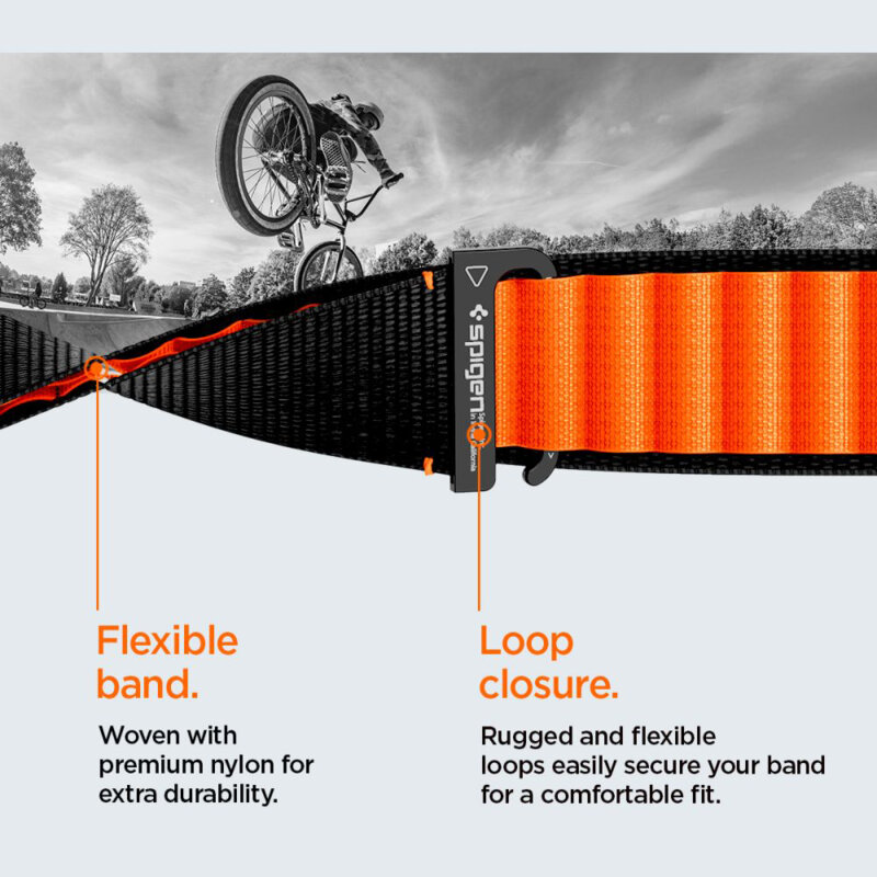 Curea Apple Watch Ultra 2 Spigen WBF1, portocaliu