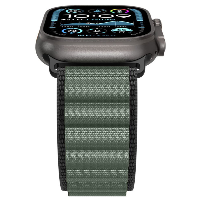 Curea Apple Watch 9 45mm Spigen WBF1, verde
