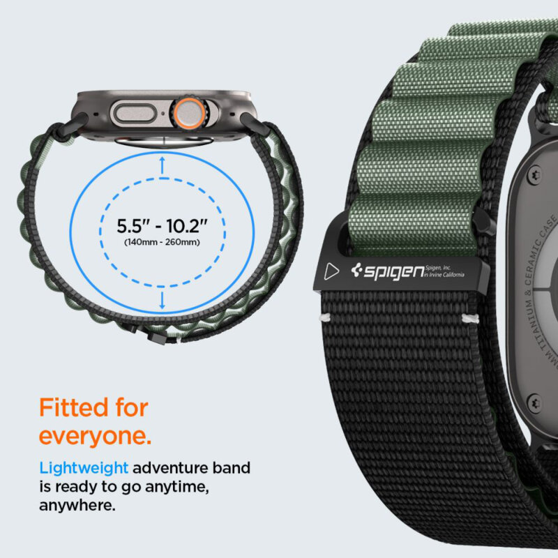 Curea Apple Watch Ultra Spigen WBF1, verde