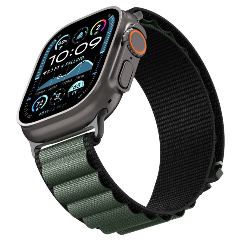 Curea Apple Watch 10 46mm Spigen WBF1, verde
