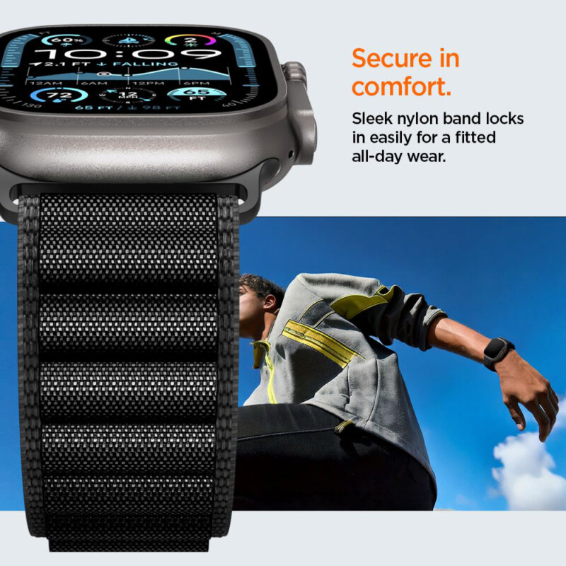 Curea Apple Watch Ultra Spigen WBF1, negru