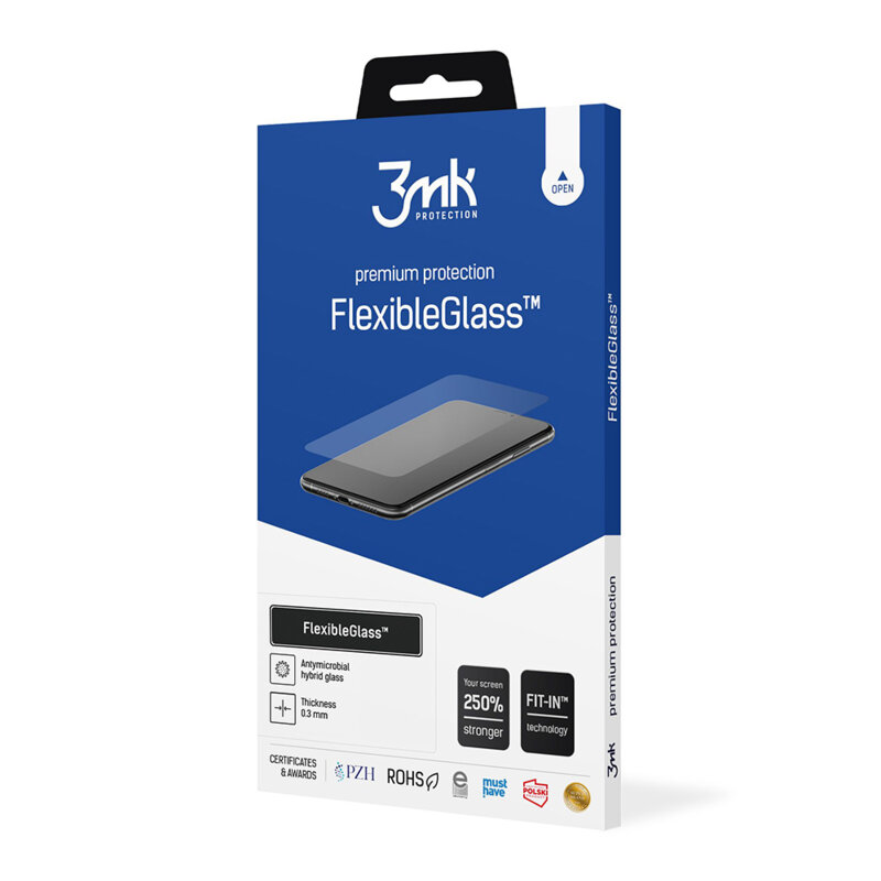 Folie iPhone 16 Pro 3mk FlexibleGlass, transparenta