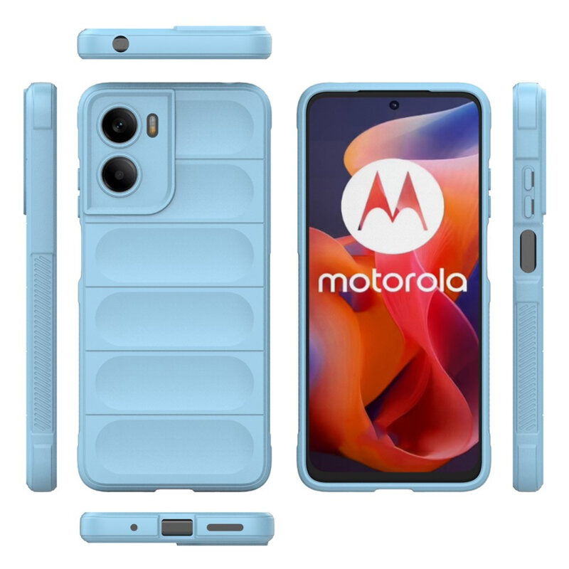 Husa Motorola Moto G05 Techsuit Magic Shield, bleu