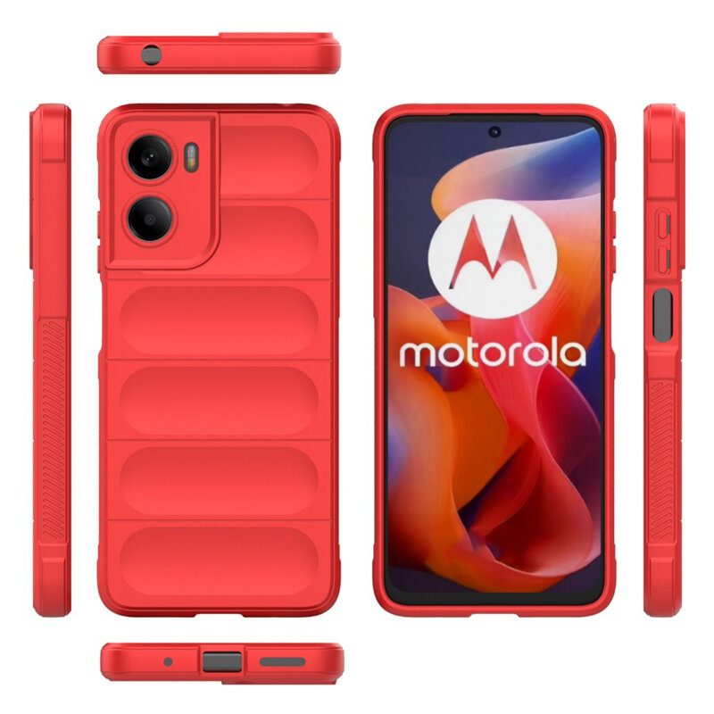 Husa Motorola Moto G05 Techsuit Magic Shield, rosu