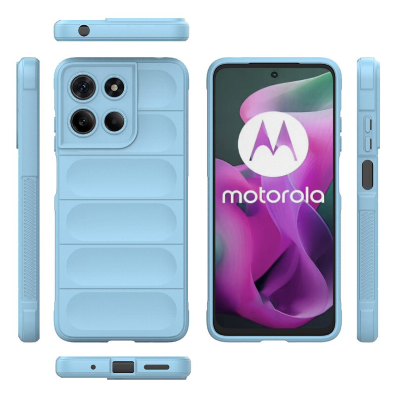 Husa Motorola Moto G15 Power Techsuit Magic Shield, bleu