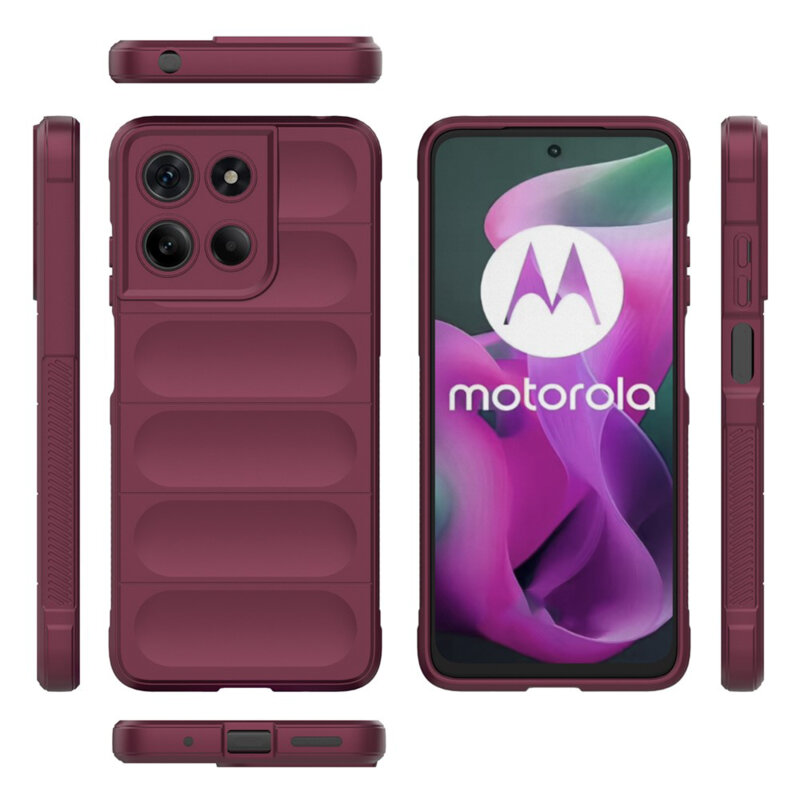 Husa Motorola Moto G15 Power Techsuit Magic Shield, bordo