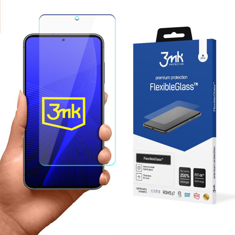 Folie Samsung Galaxy S23 3mk FlexibleGlass, transparenta