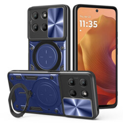 Husa Motorola Moto G15 Power Techsuit CamGuard Pro, albastru