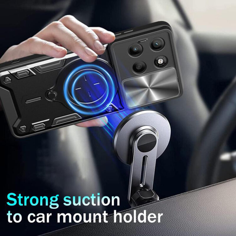 Husa Motorola Moto G15 Power Techsuit CamGuard Pro, albastru