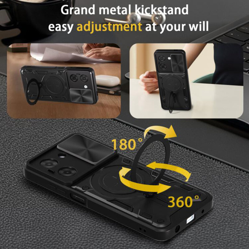 Husa Xiaomi Redmi A5 4G (Standard) Techsuit CamGuard Pro, negru