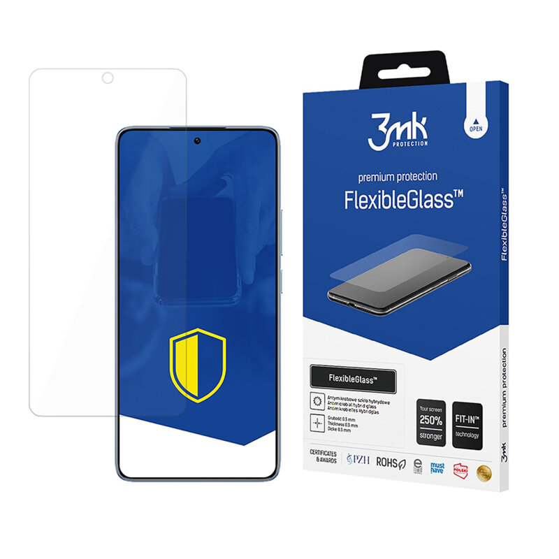 Folie Xiaomi 14T Pro 3mk FlexibleGlass, transparenta