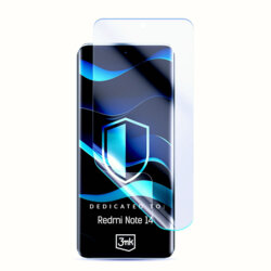 Folie Xiaomi Redmi Note 14 5G 3mk FlexibleGlass, transparenta