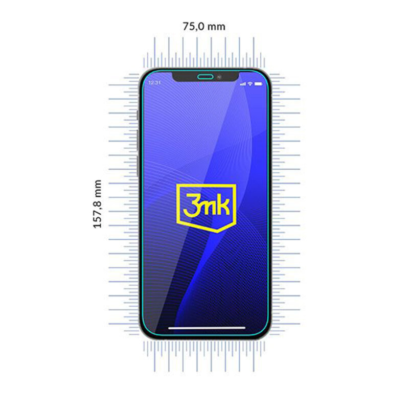 Folie iPhone 12 Pro Max 3mk FlexibleGlass, transparenta