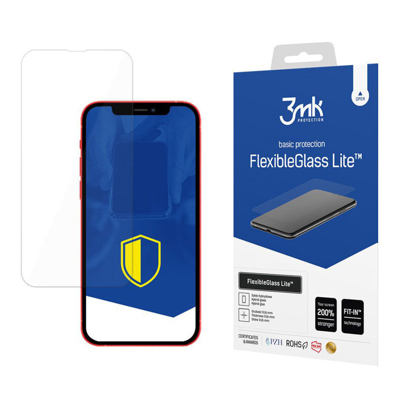 Folie iPhone 13 Pro Max 3mk FlexibleGlass Lite, transparenta