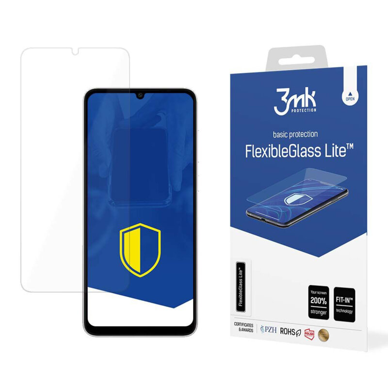 Folie Samsung Galaxy A05s 3mk FlexibleGlass Lite, transparenta