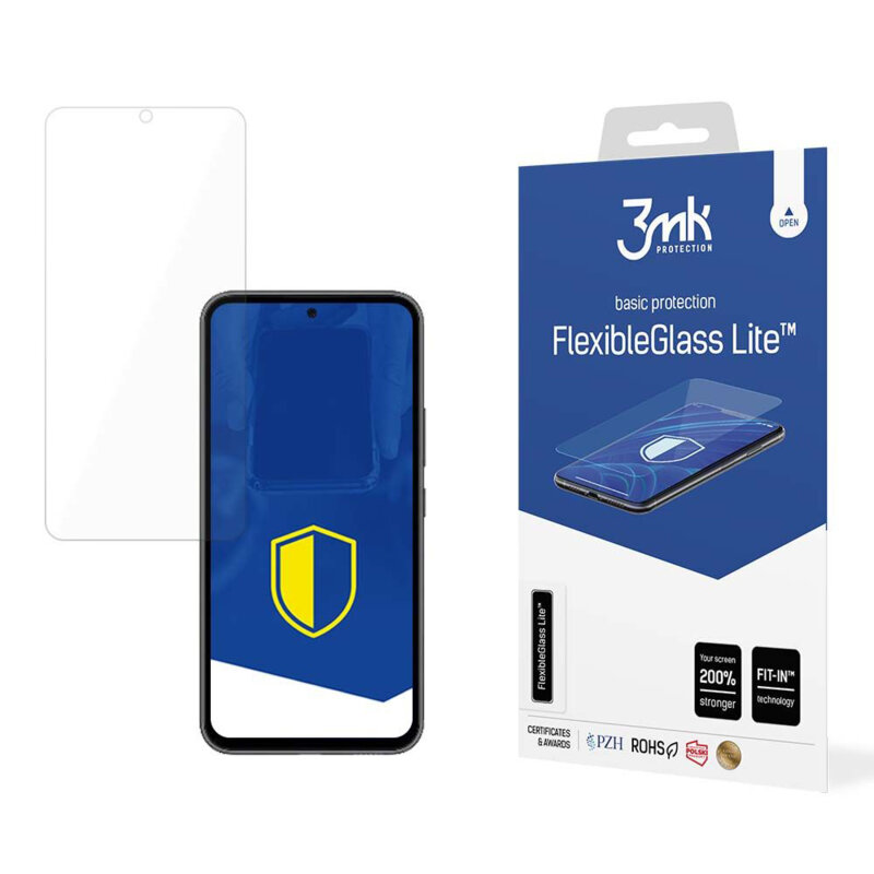 Folie Samsung Galaxy A54 3mk FlexibleGlass Lite, transparenta
