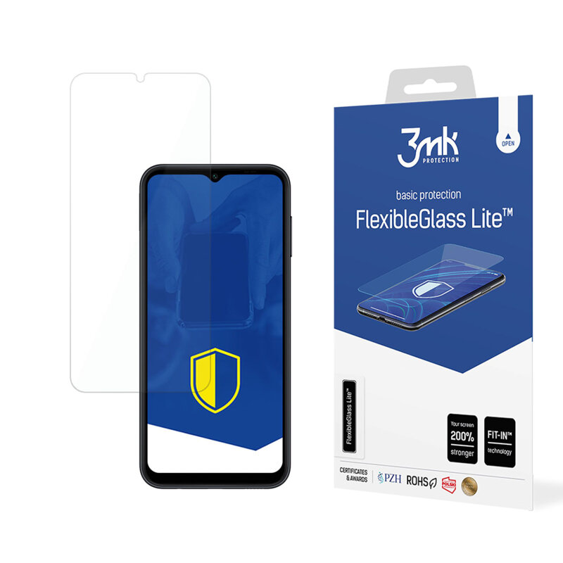 Folie Samsung Galaxy A14 4G 3mk FlexibleGlass Lite, transparenta