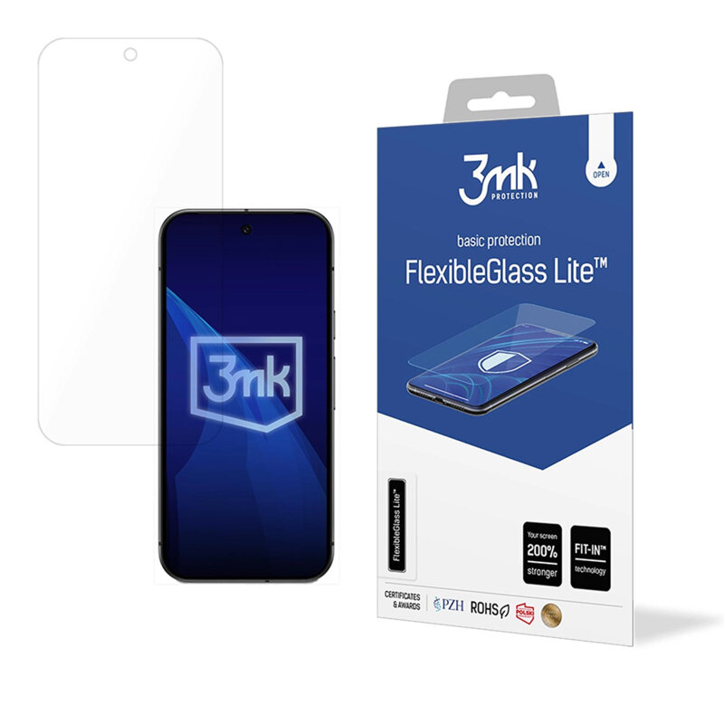 Folie Google Pixel 10 Pro 3mk FlexibleGlass Lite, transparenta