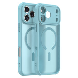 Husa iPhone 17 Pro Max Techsuit HaloFrost II MagSafe, verde menta