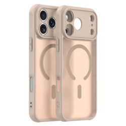 Husa iPhone 17 Pro Max Techsuit HaloFrost II MagSafe, auriu