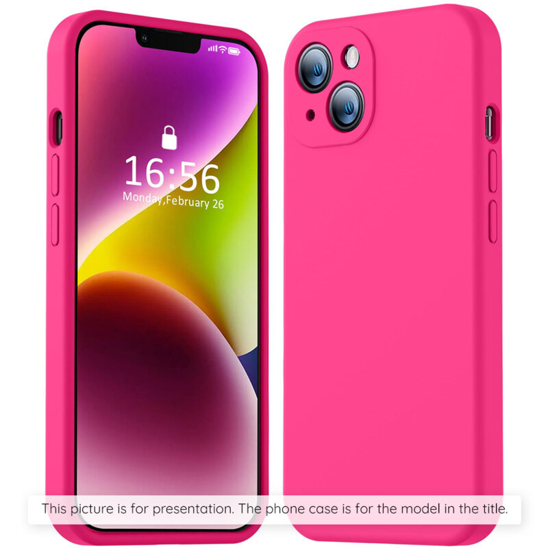 Husa silicon Xiaomi Redmi 15C 4G Techsuit SoftFlex, fucsia