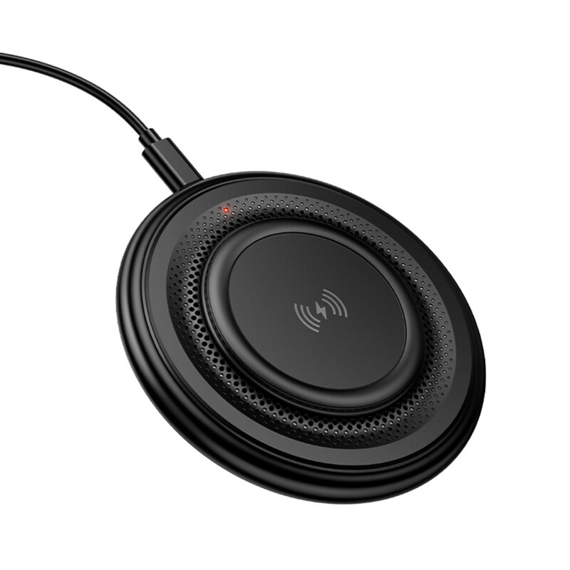 Incarcator wireless 15W + cablu Type-C, Borofone Crown, BQ40