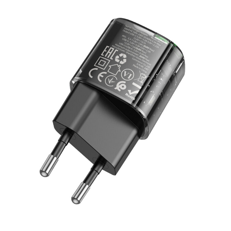 Incarcator priza dual port 20W, Borofone Sunlight, BN17