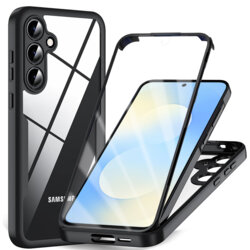 Husa 360° Samsung Galaxy S25 FE Techsuit ColorVerse, negru